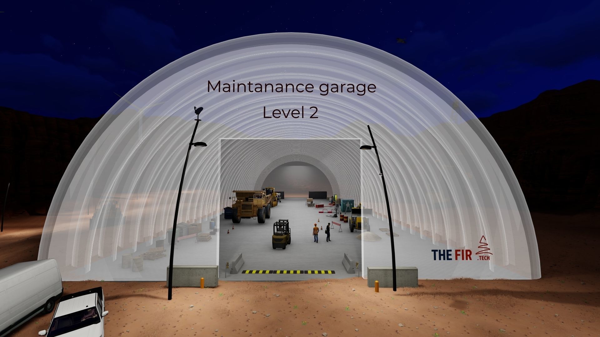 Ore Mining Scene  3D model_6