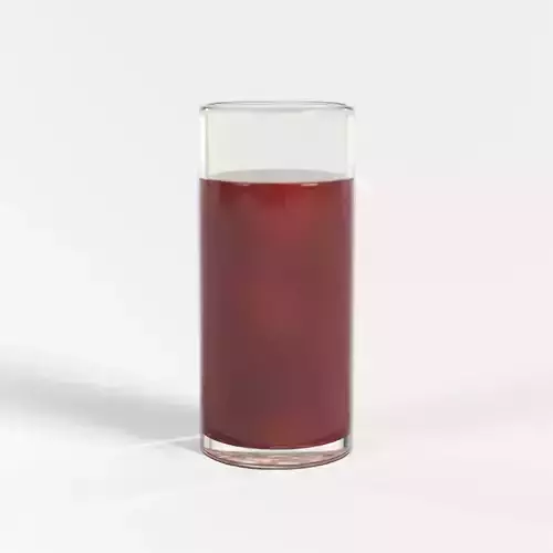Glass with liquid