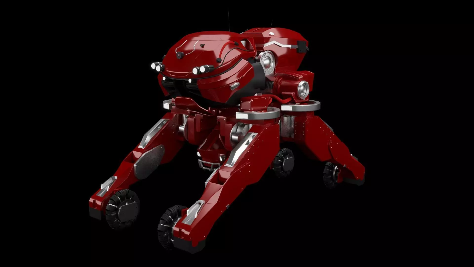 Robot Prototype 3D model animated rigged | CGTrader