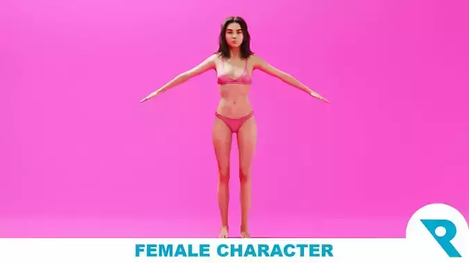 Realistic Female Character - Ju Fen