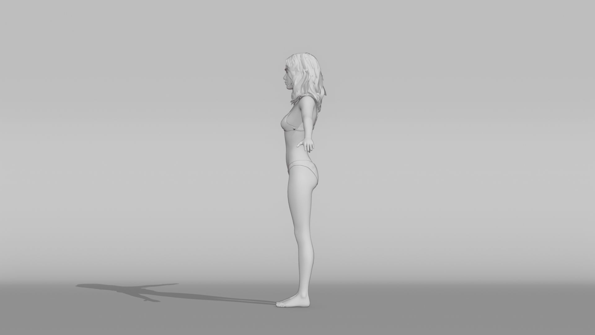 Realistic Female Character - Ju Fen 3D model_10