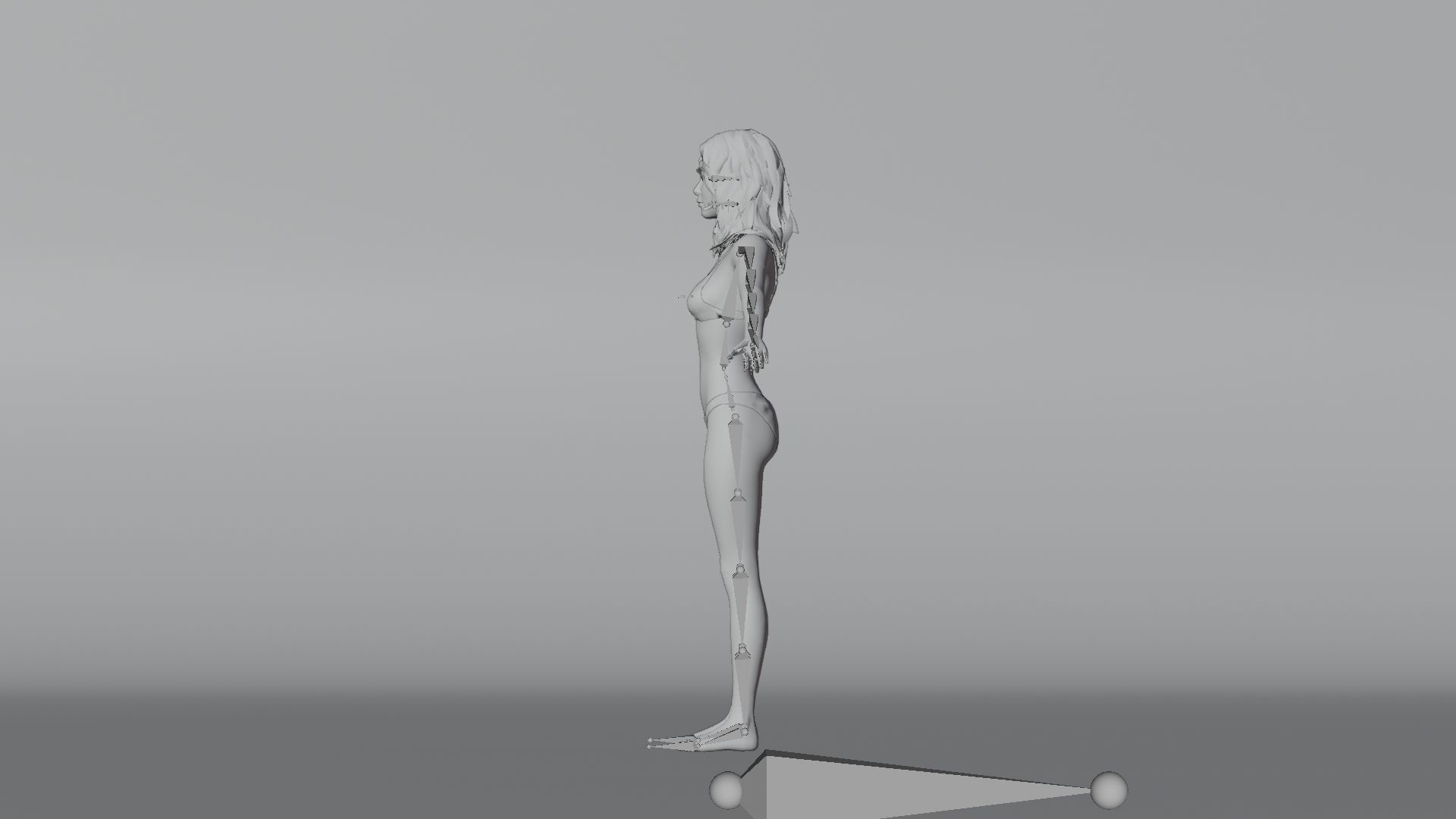 Realistic Female Character - Ju Fen 3D model_20