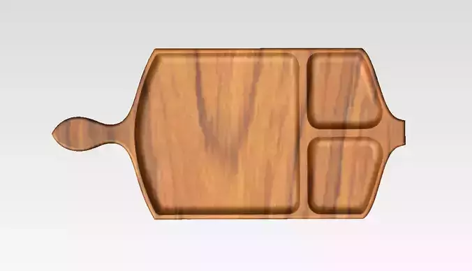 Tray stl for 3d print and wood router