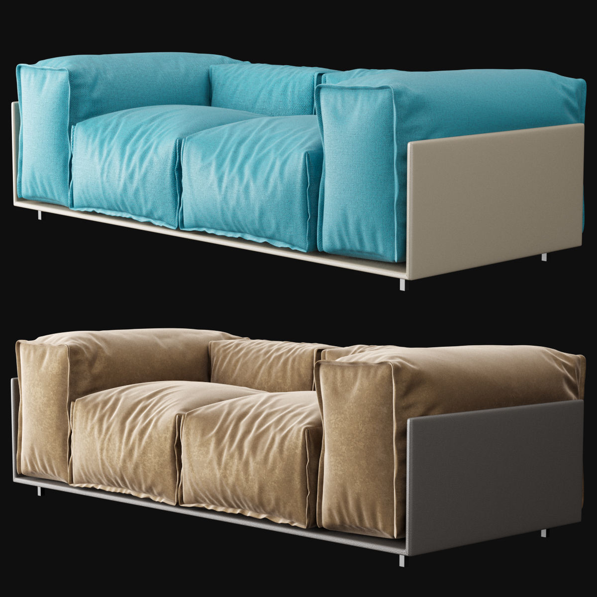 Modern sofa 3D model_18