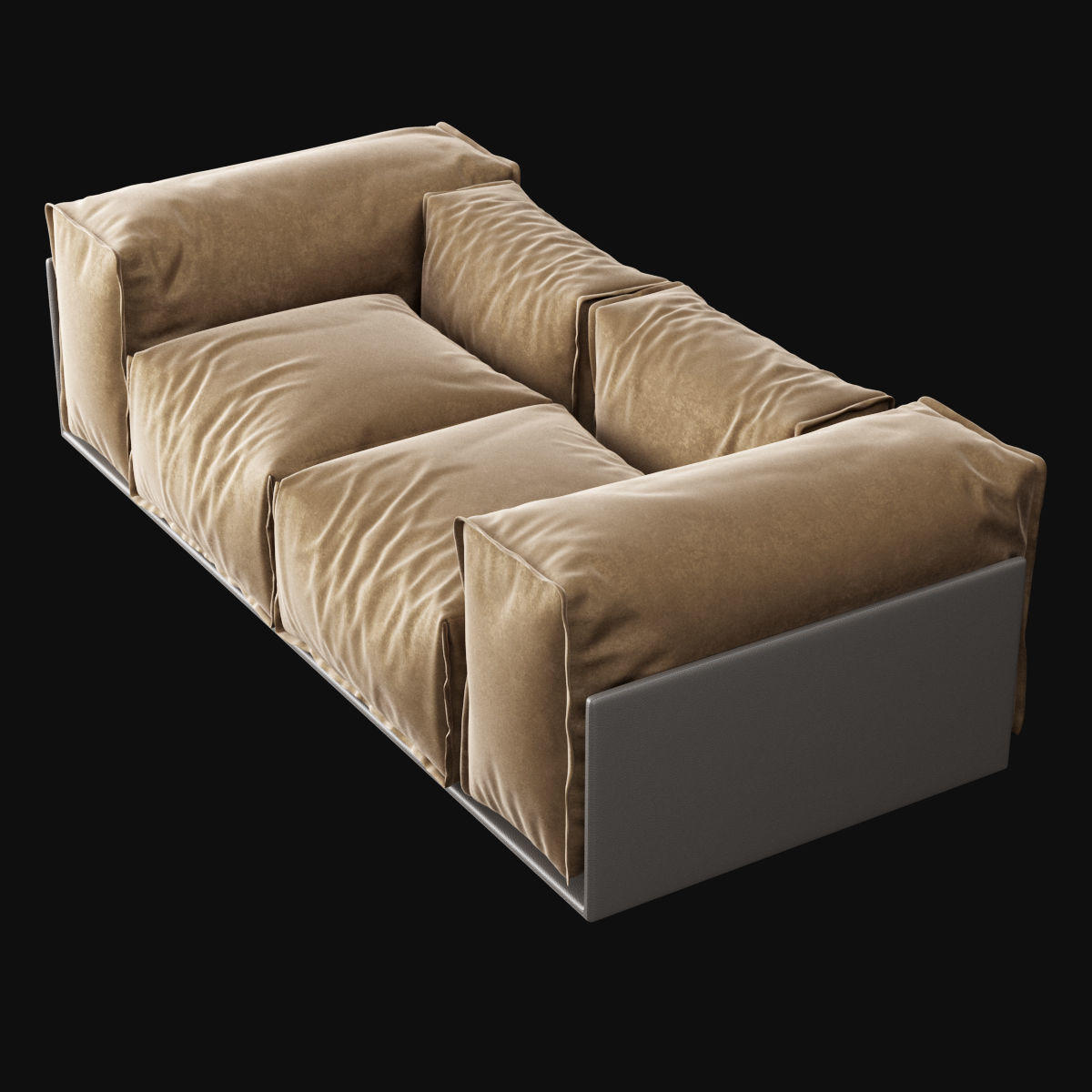 Modern sofa 3D model_1