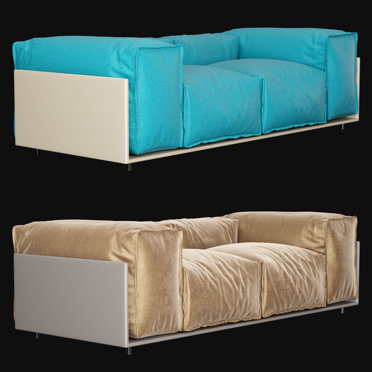Modern sofa 3D model_17