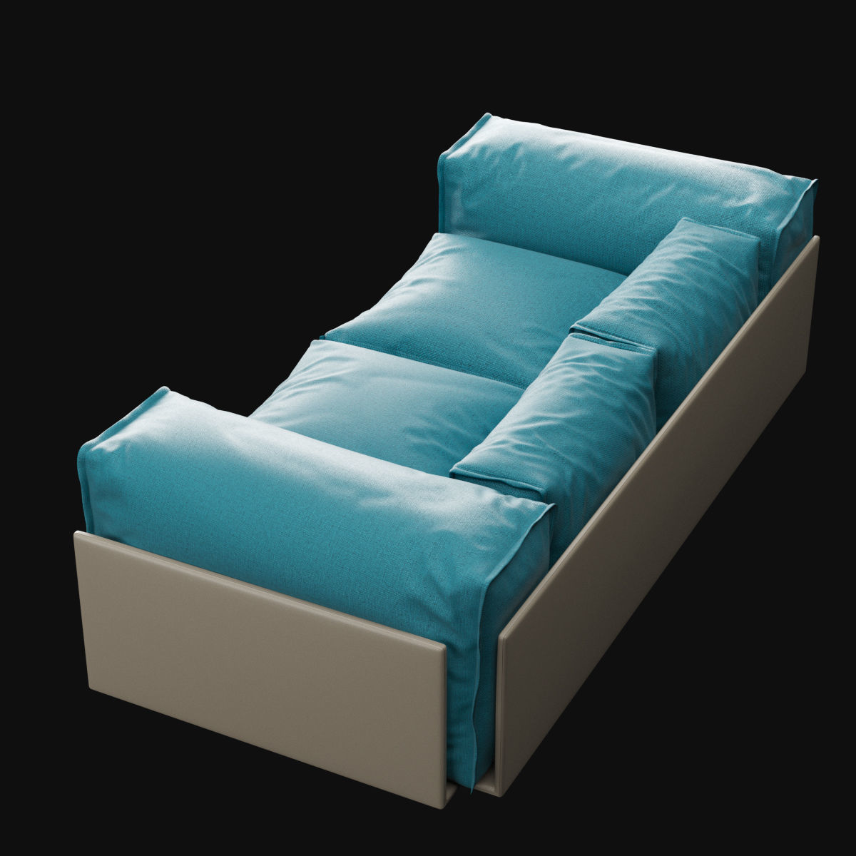 Modern sofa 3D model_16