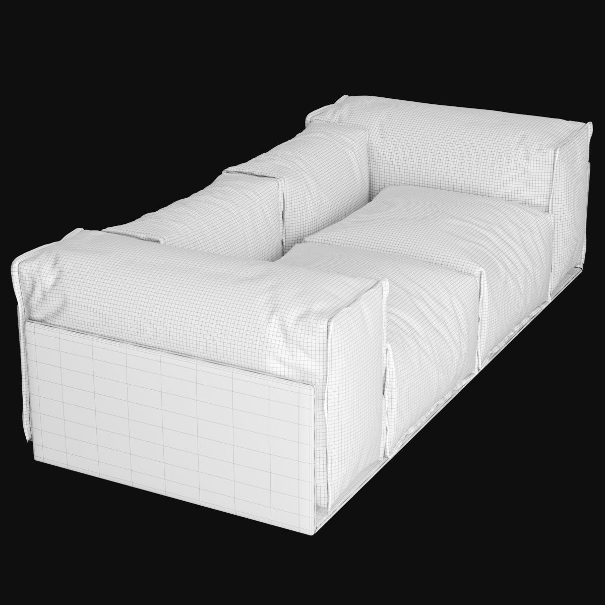 Modern sofa 3D model_6