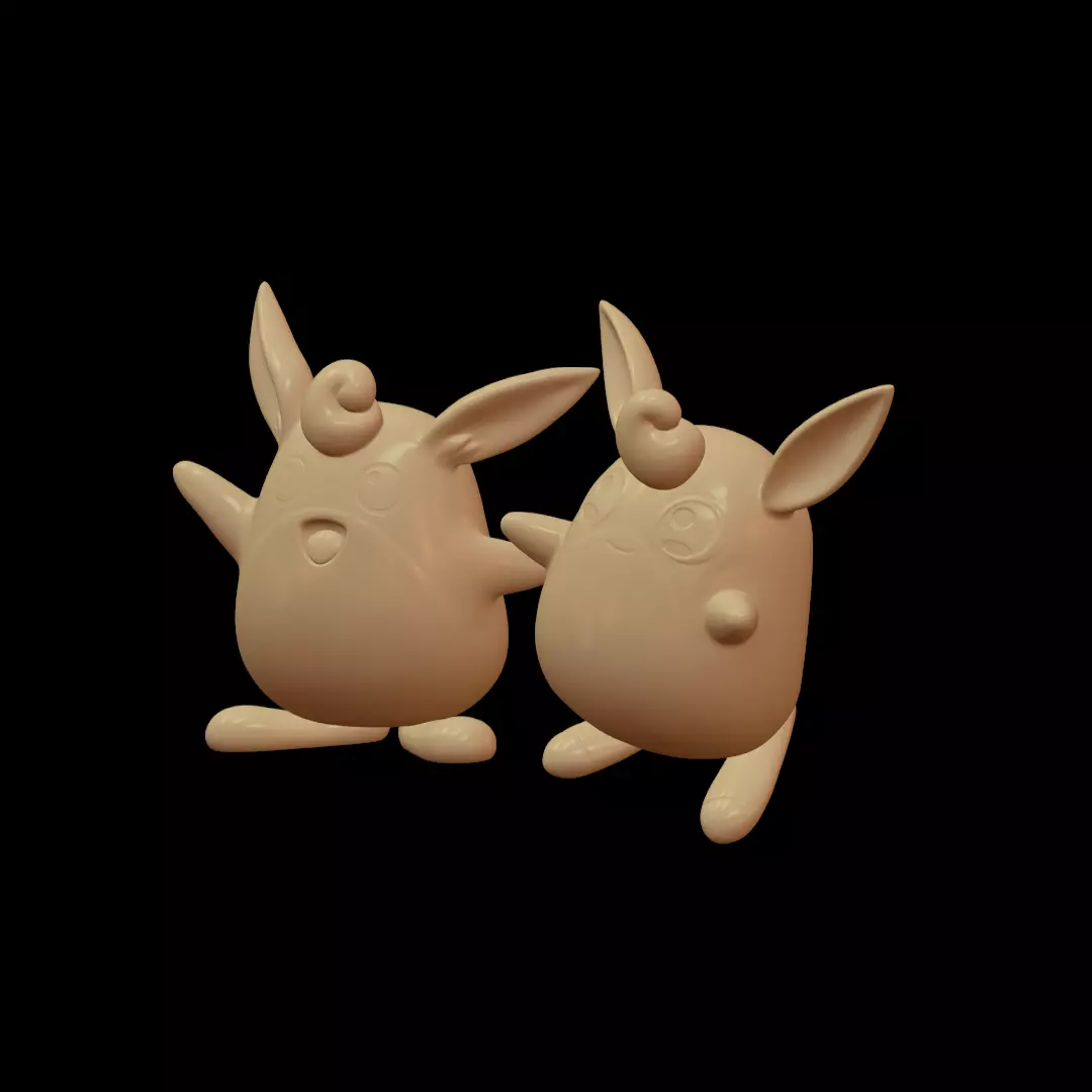 WIGGLYTUFF POKEMON HIGH-RES 3D print model