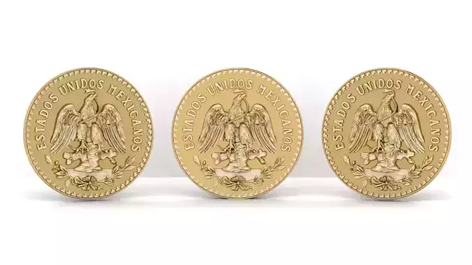 Golden eagle of the Mexican Coat of Arms 3D print model