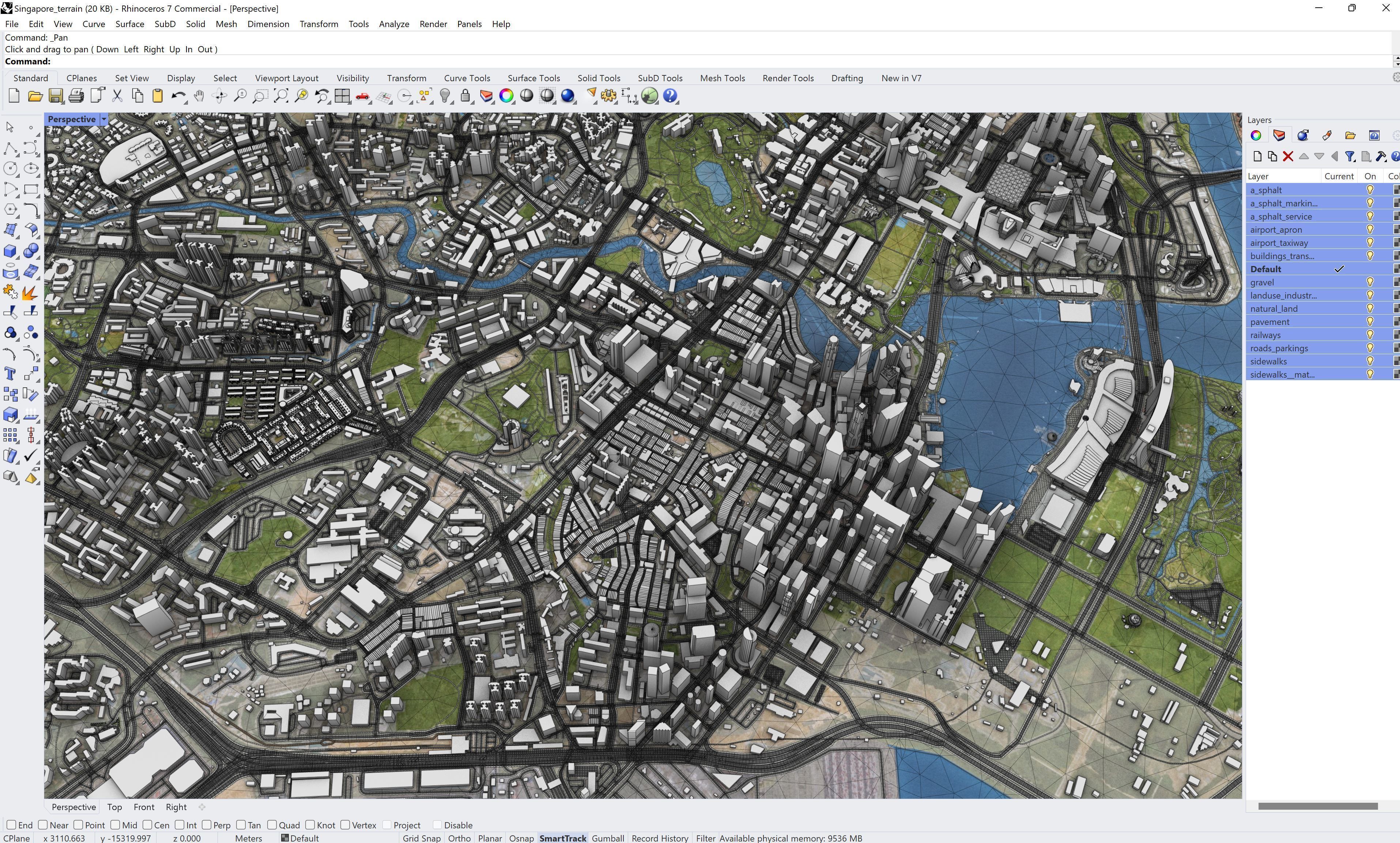 Singapore Low-poly 3D model_12