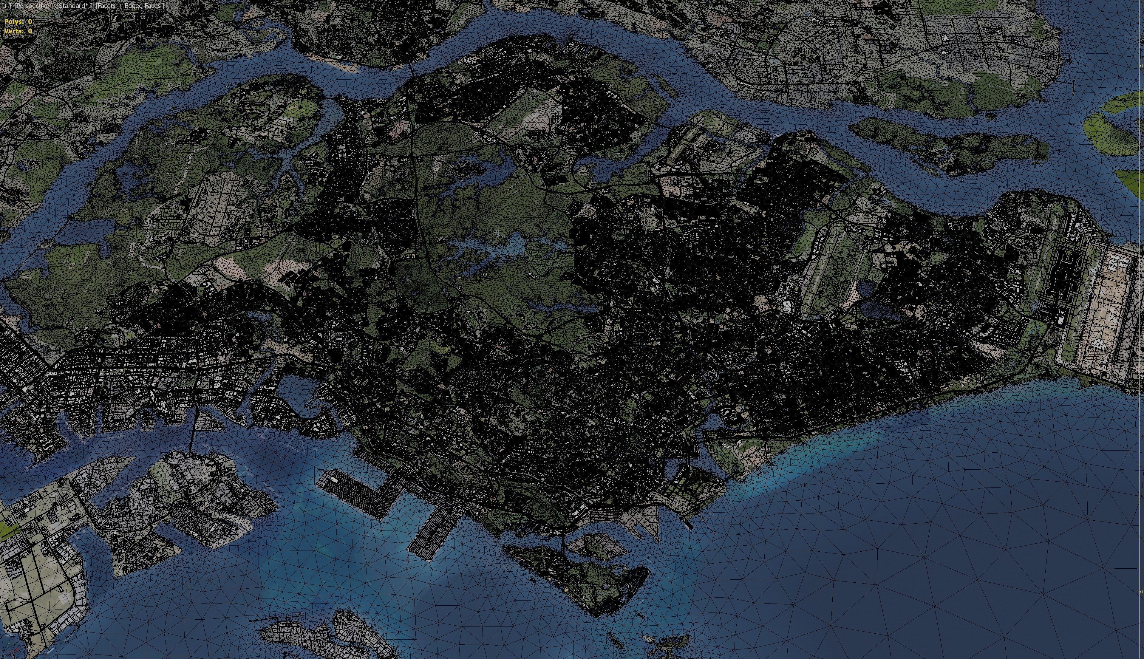 Singapore Low-poly 3D model_17