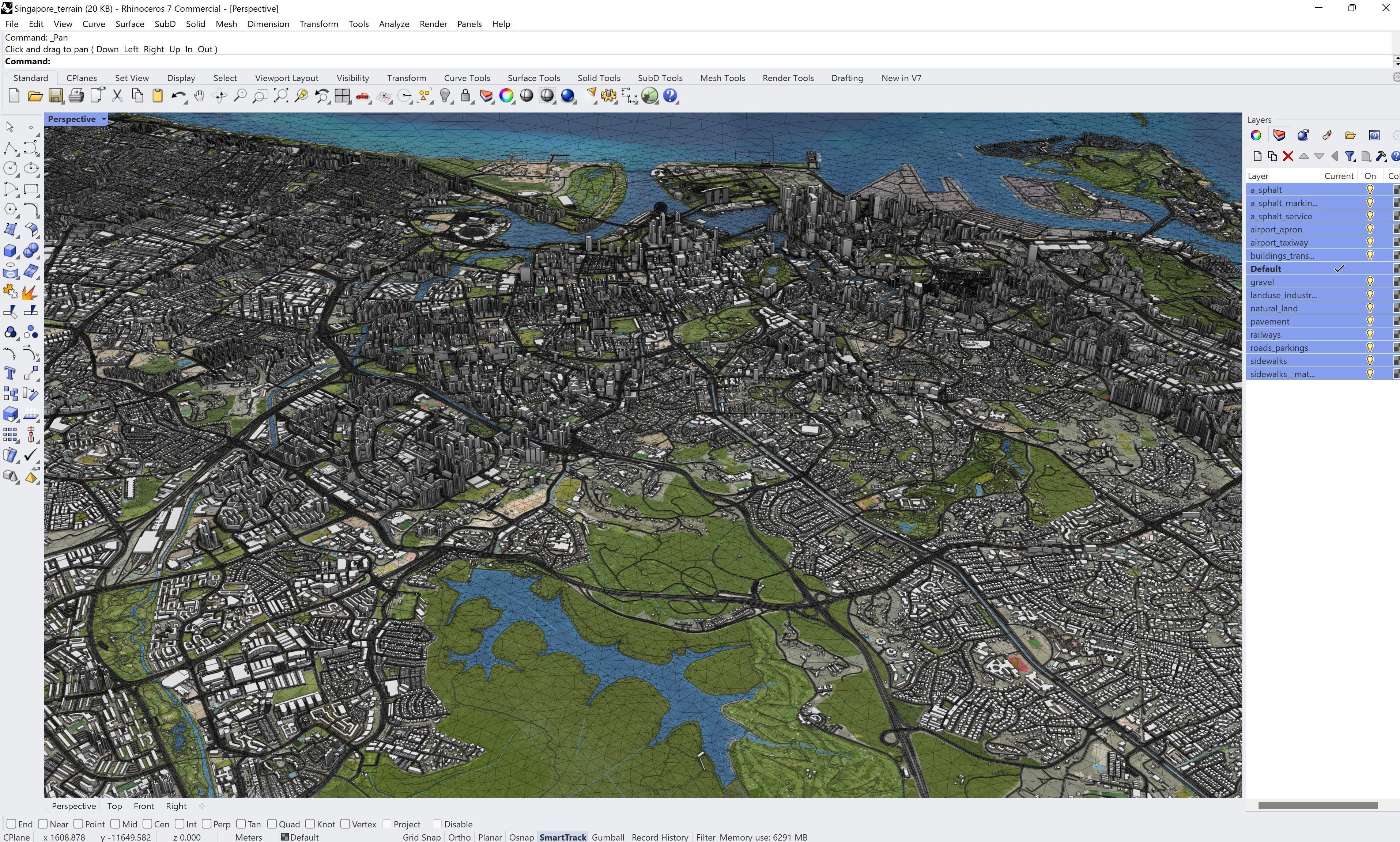 Singapore Low-poly 3D model_15