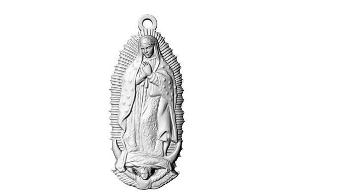 Our Lady of Guadalupe Nossa Senhora 3D print model