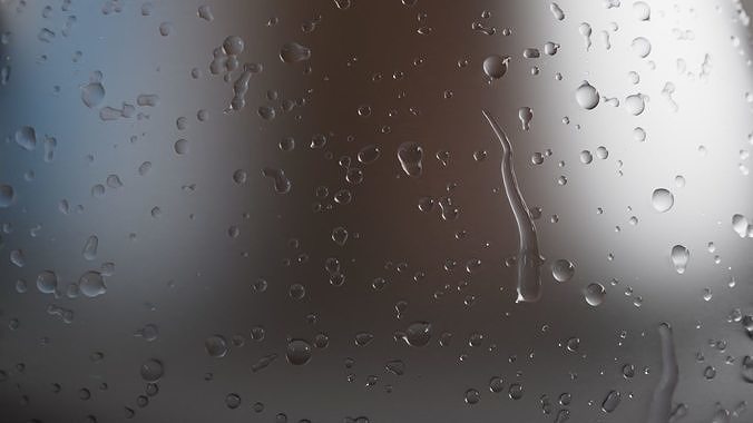 Animated droplets with trails - Tyflow Condensation Setup 3D model 5
