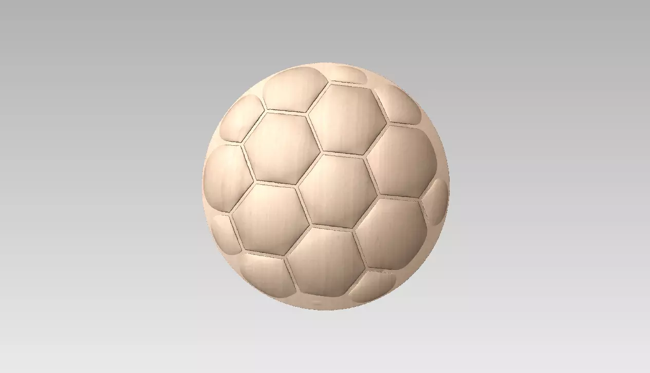 Football relief for 3d print and wood router Free 3D model