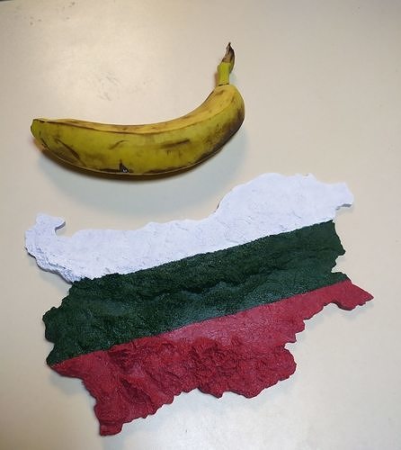 Bulgaria Map 3D print model