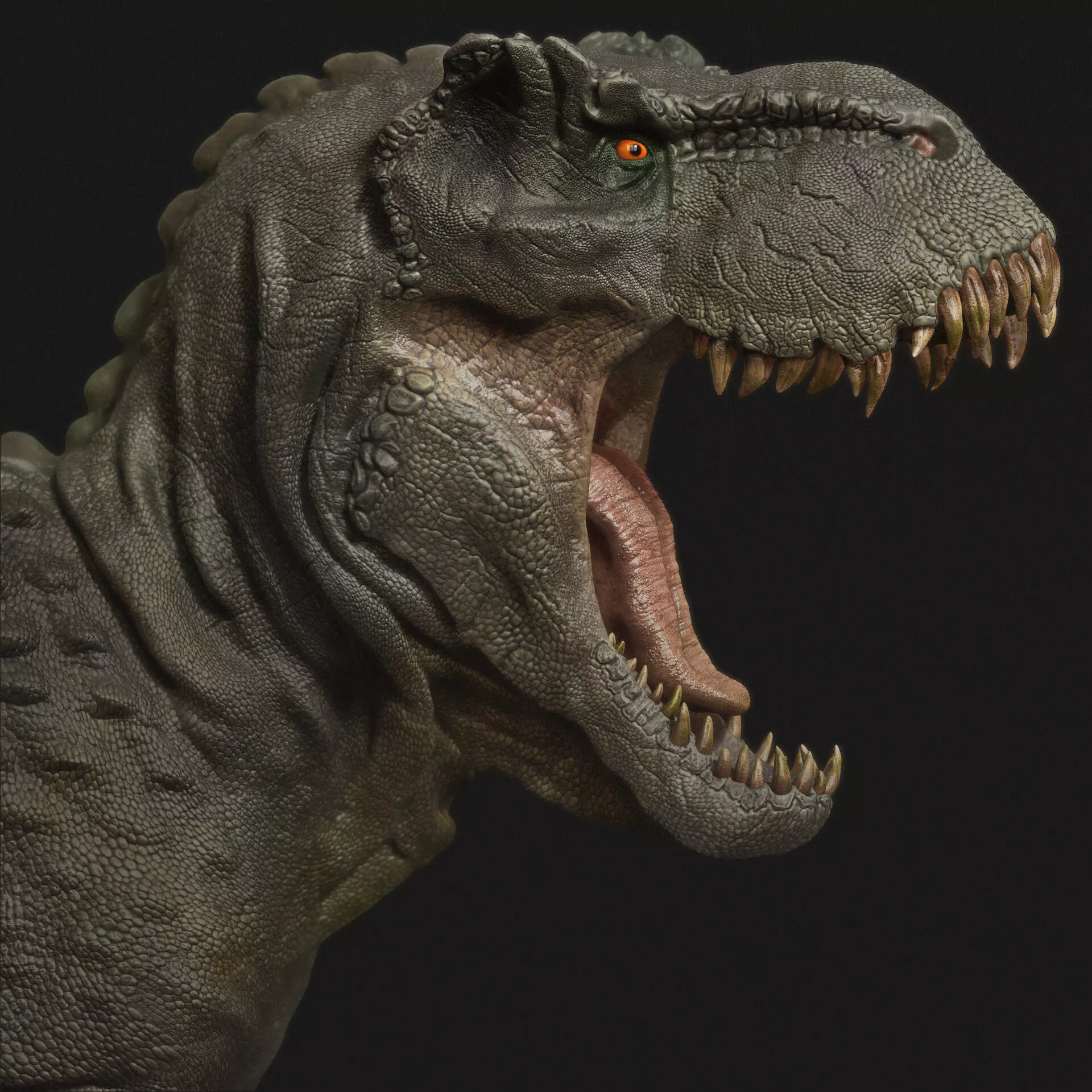 Tyrannosaurus Rex Bust 3D print model_0
