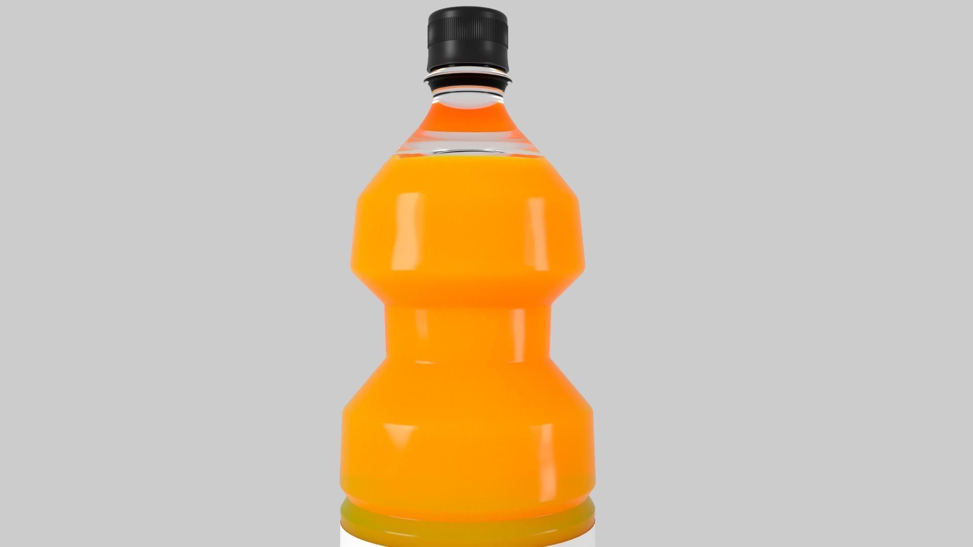 juice Bottle 3D model_2