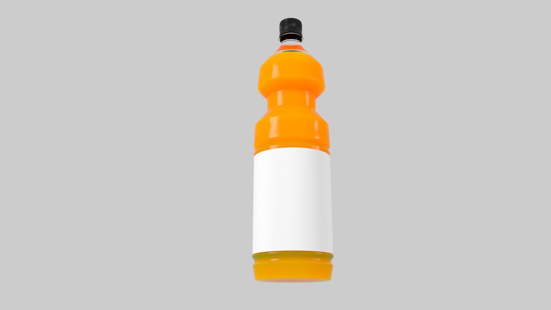 juice Bottle 3D model_4