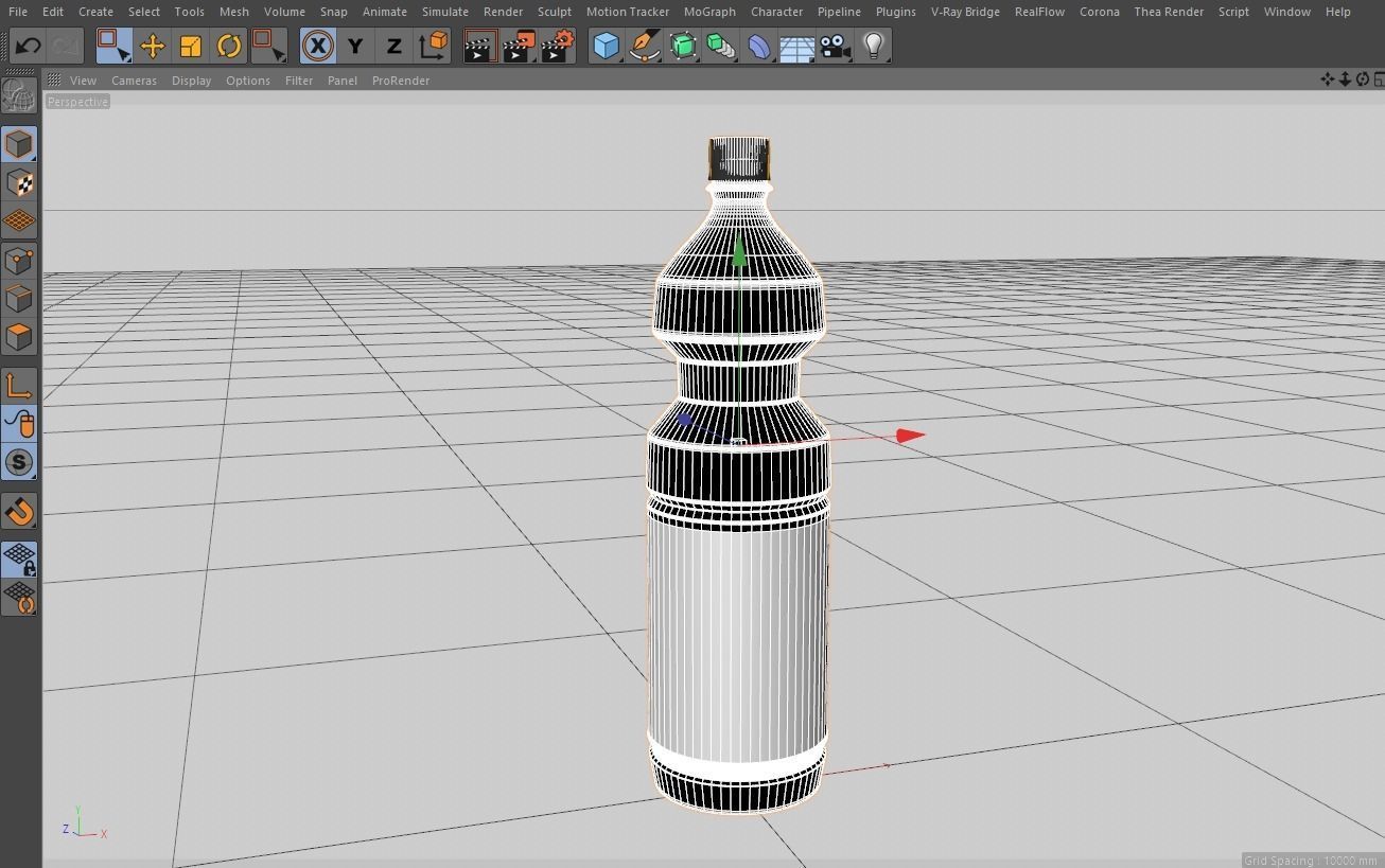juice Bottle 3D model_5