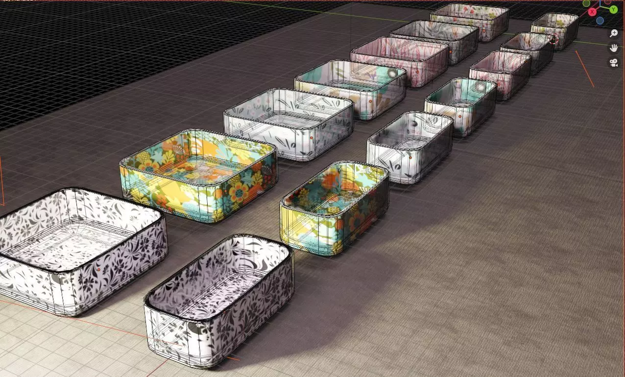 Ceramic Pots 3D model