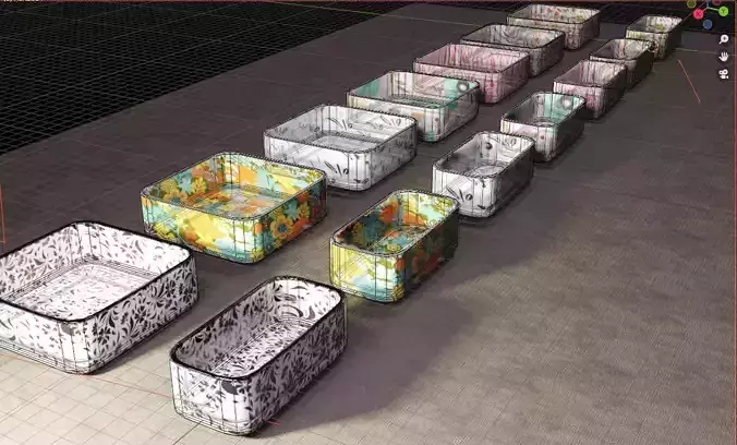 Ceramic Pots 3D model