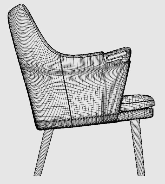 Ch72 sofa two-seater sofa 3D model_17