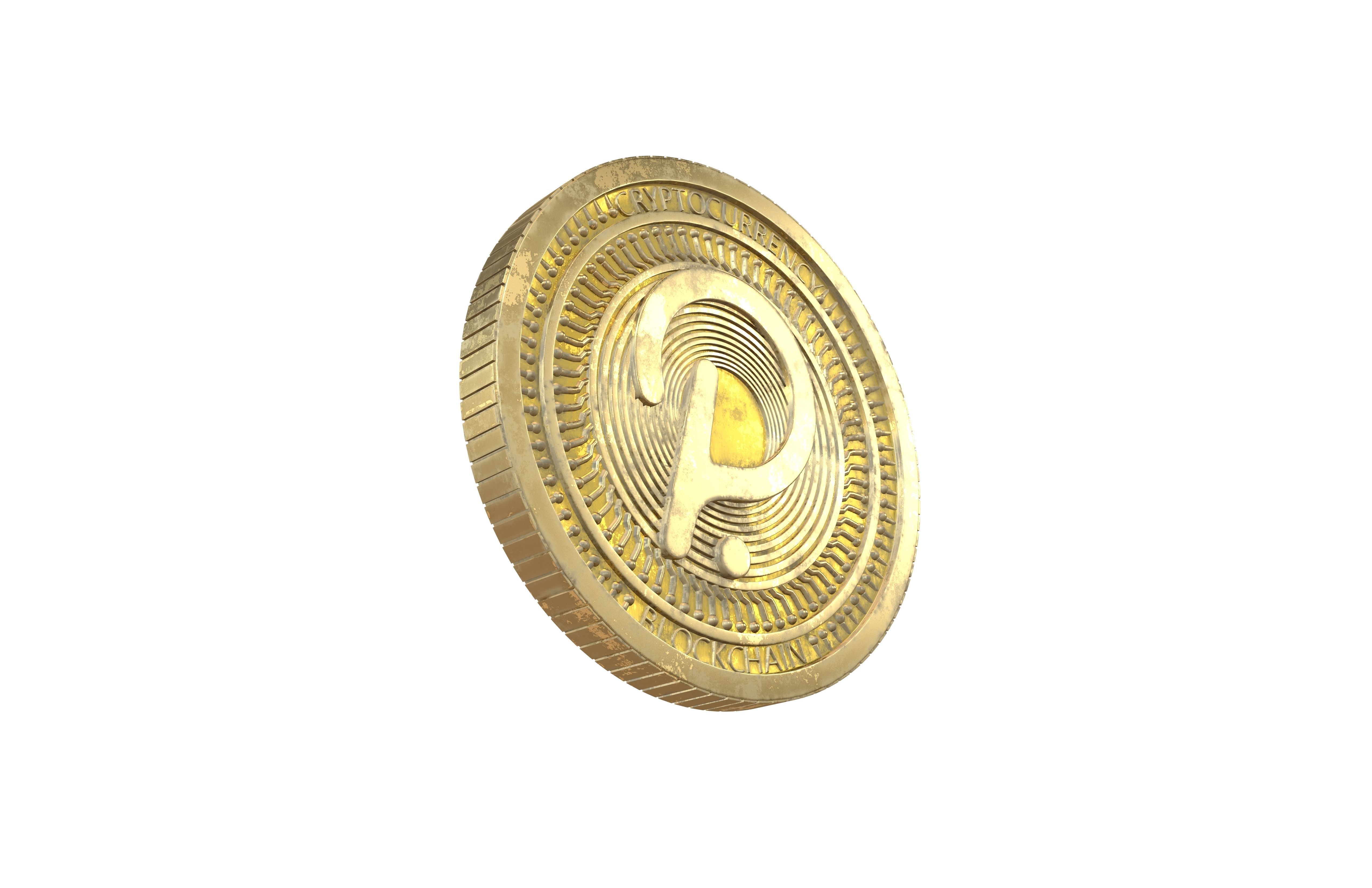Polkadot Coin v7 002 3D model_2
