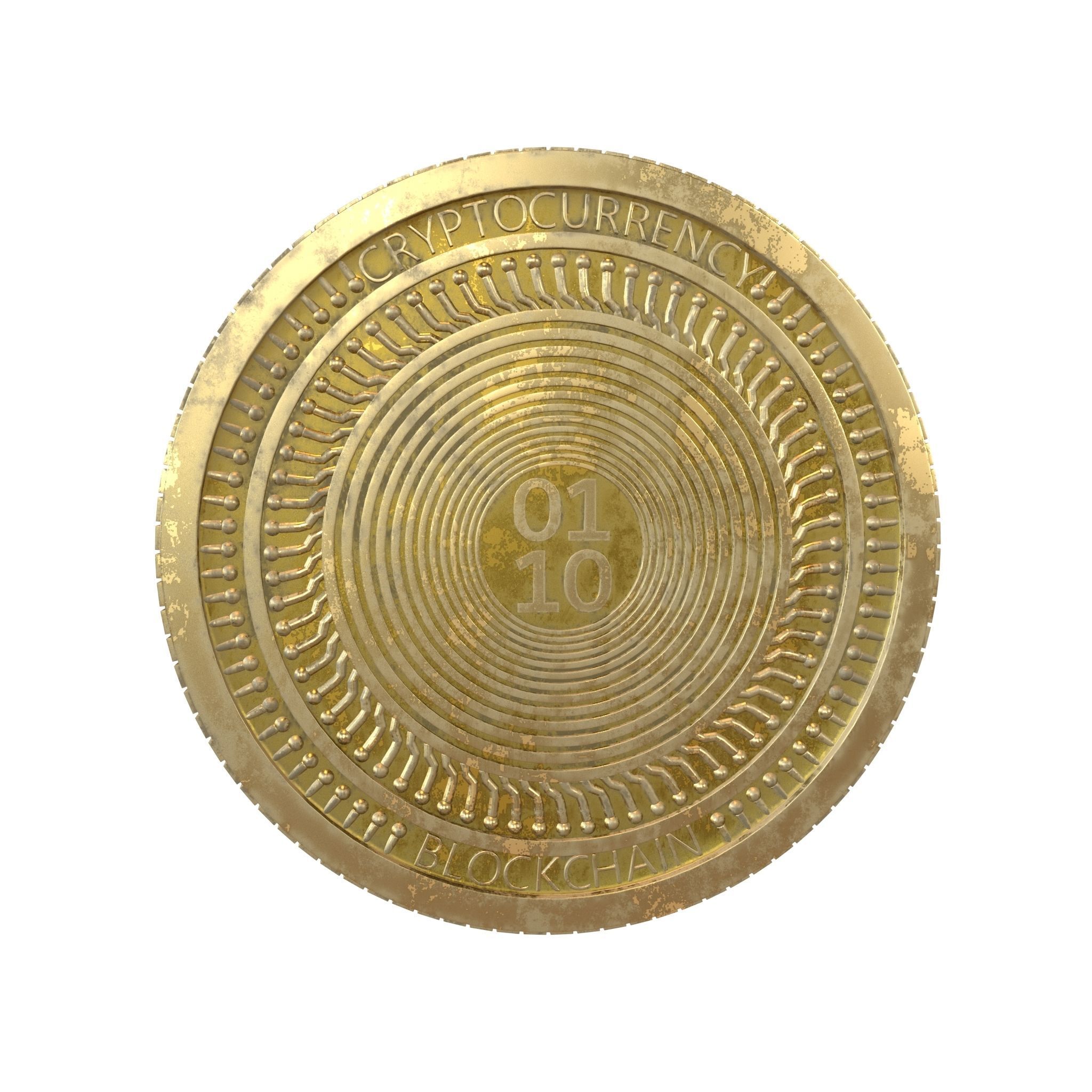 Polkadot Coin v7 002 3D model_4