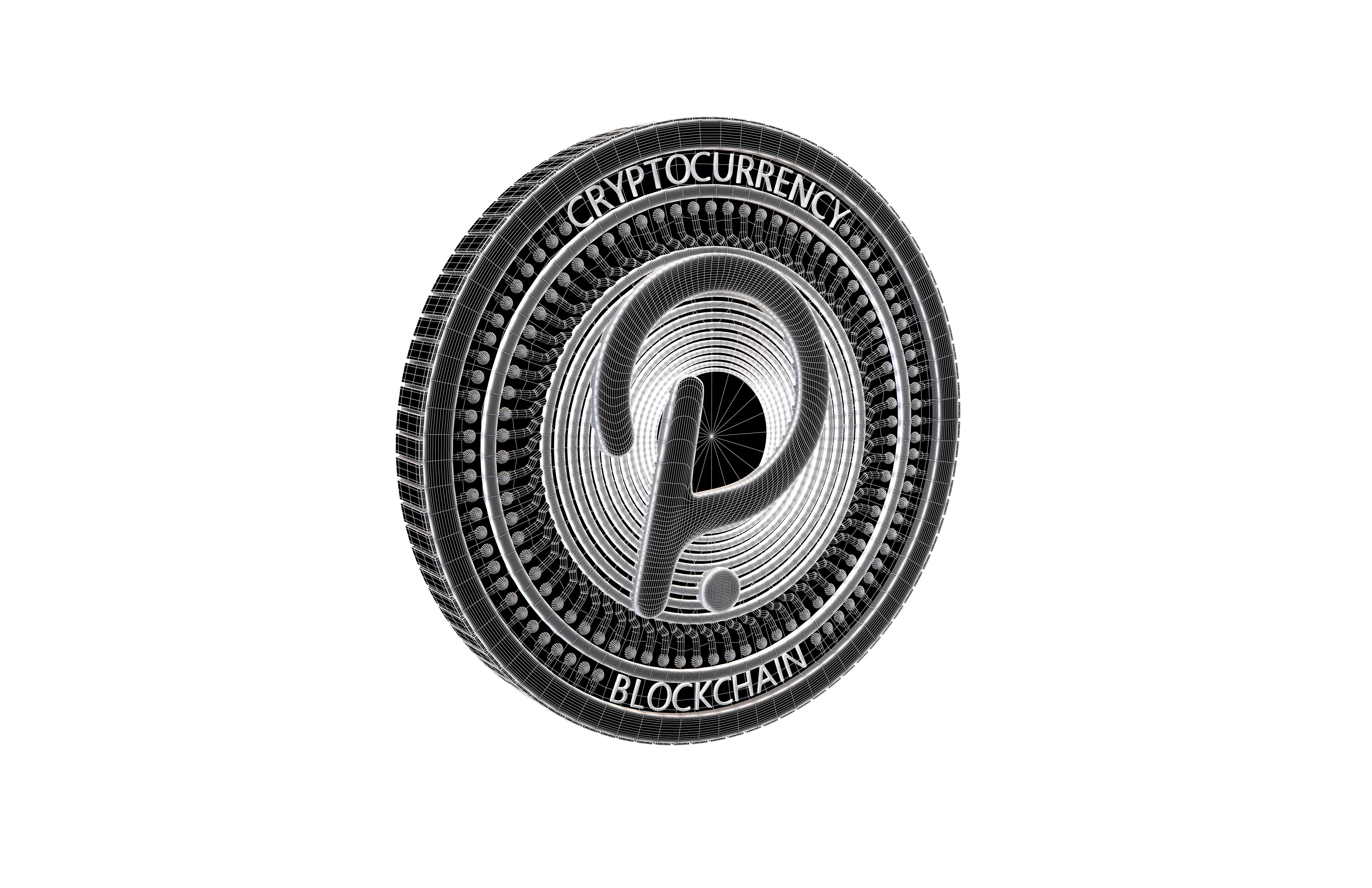 Polkadot Coin v7 002 3D model_13