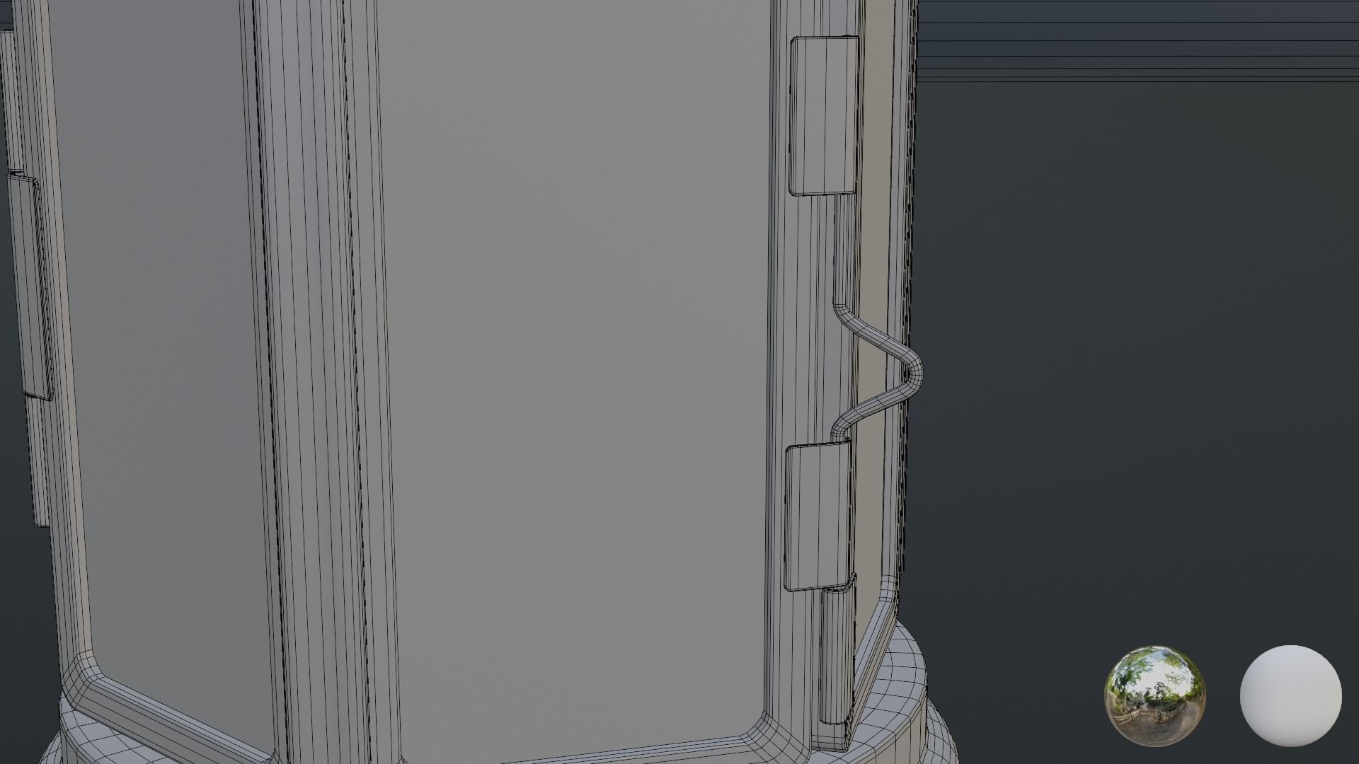 Lantern with a Candle 3D model_10