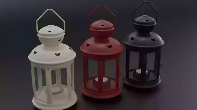 Lantern with a Candle