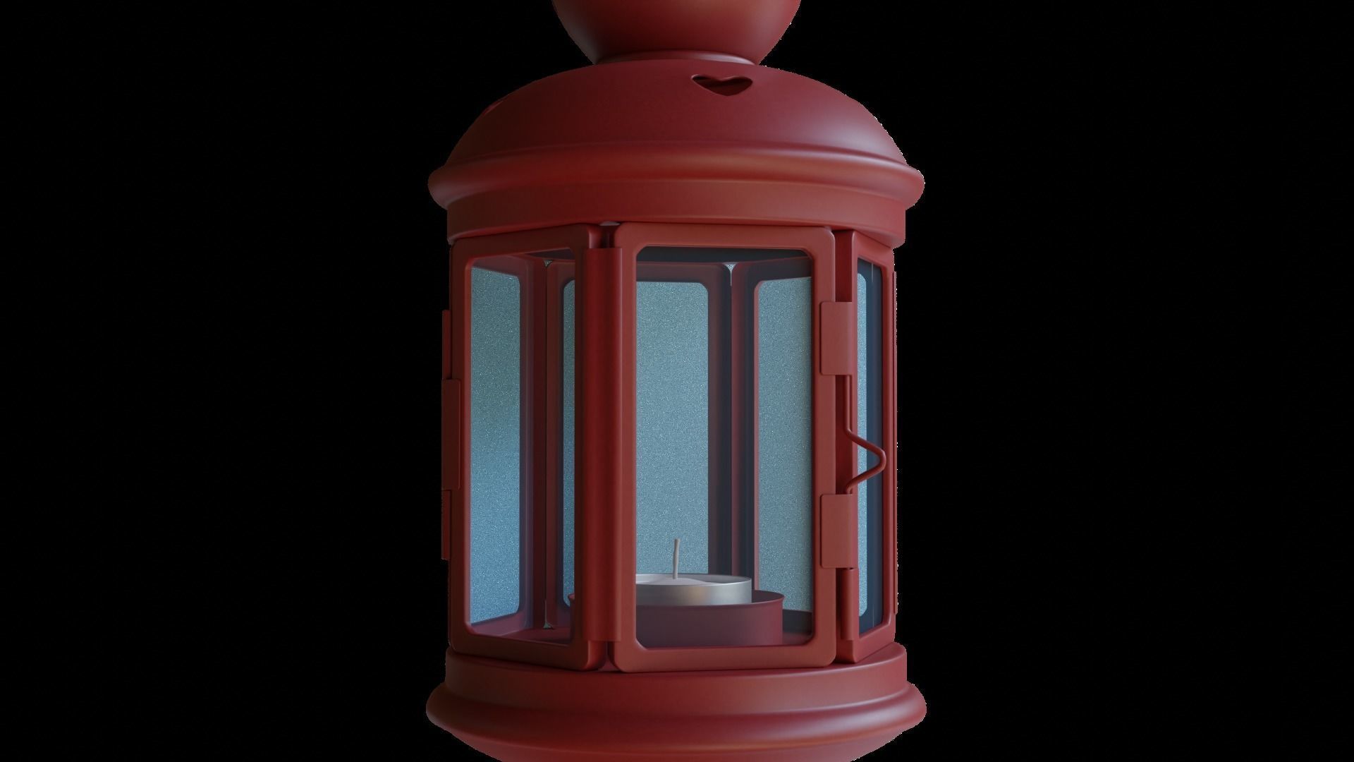 Lantern with a Candle 3D model_6