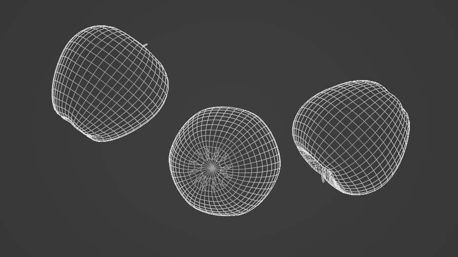 apple Low-poly 3D model_12