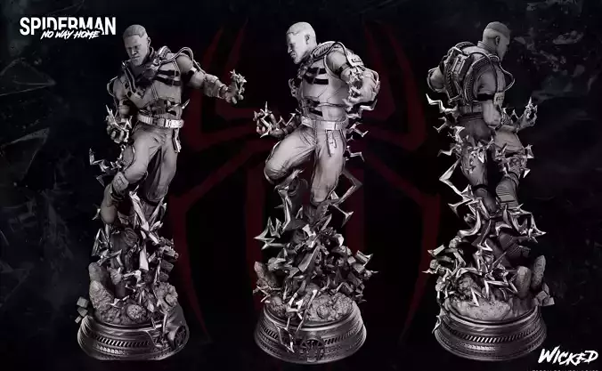 Wicked Marvel Electro Sculpture 3D print model 3D print model