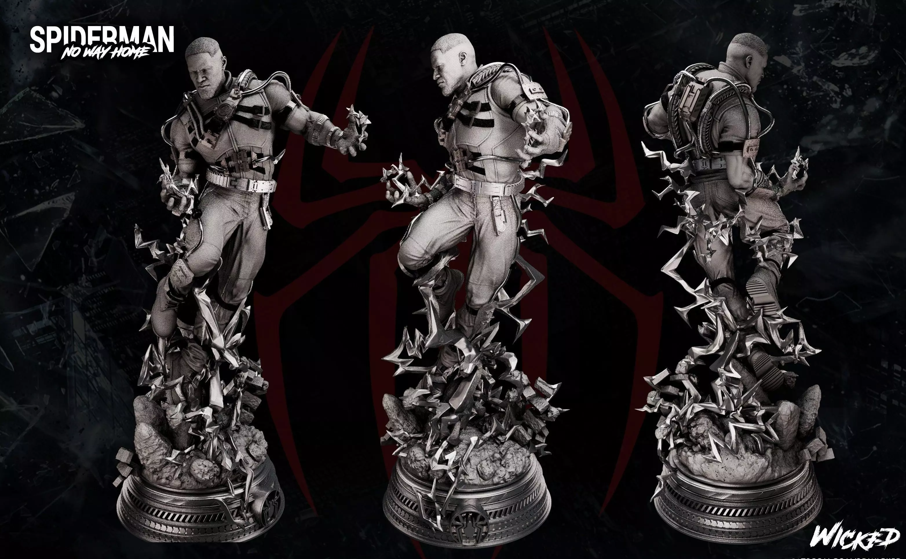 Wicked Marvel Electro Sculpture 3D print model 3D print model_0