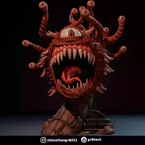 Beholder DnD Monster 3D print model