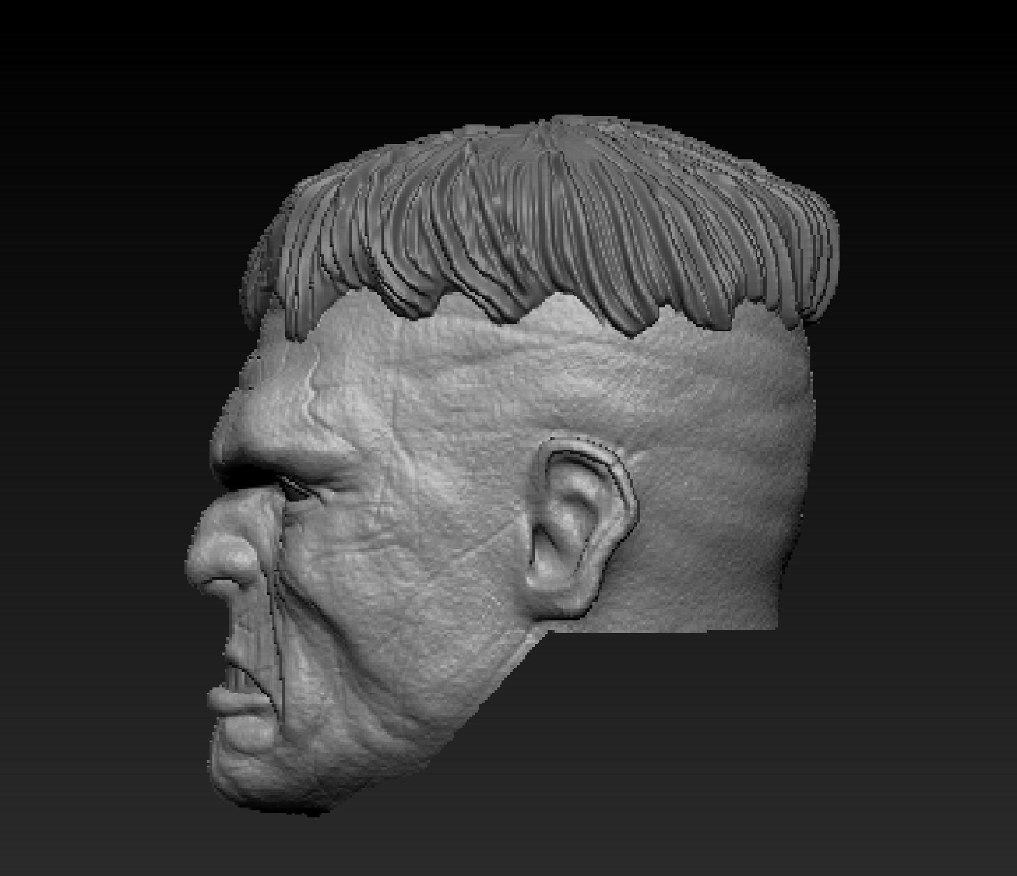 Bizzarre O Mohawk and Classic 3D print model_1