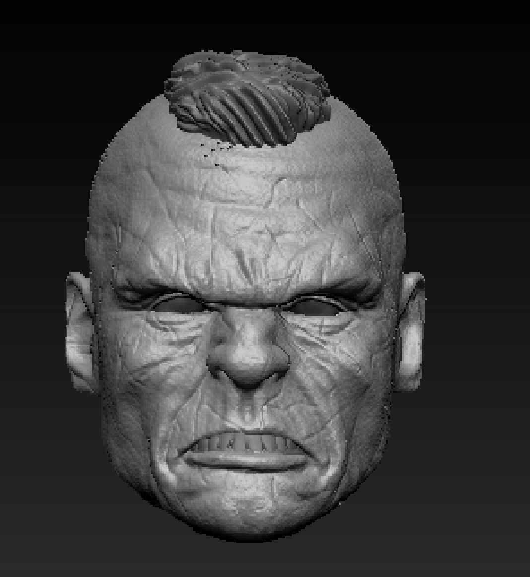 Bizzarre O Mohawk and Classic 3D print model_2