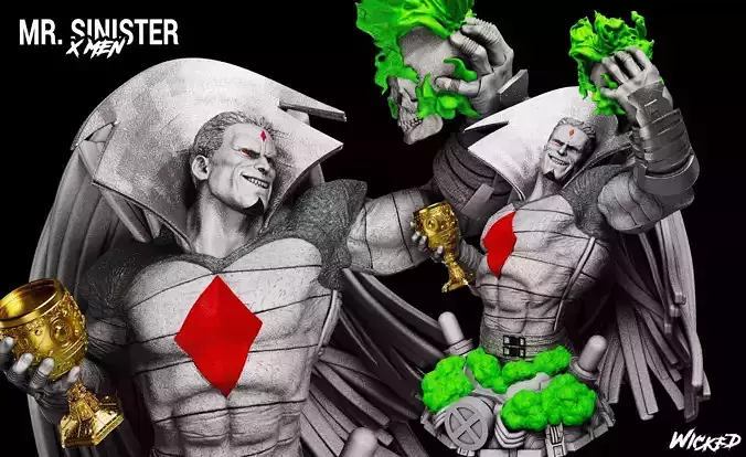 Wicked Marvel Mr Sinister Bust 3D print model