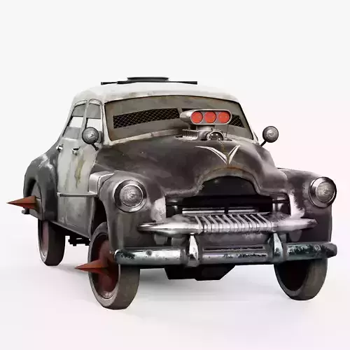 Car post-apocalypse the Judgement da1 Low-poly 3D model