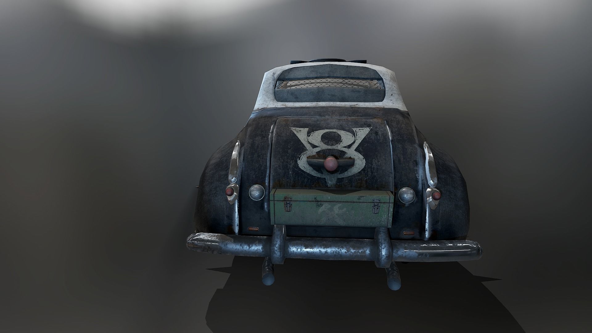 Car post-apocalypse the Judgement da1 Low-poly 3D model_9