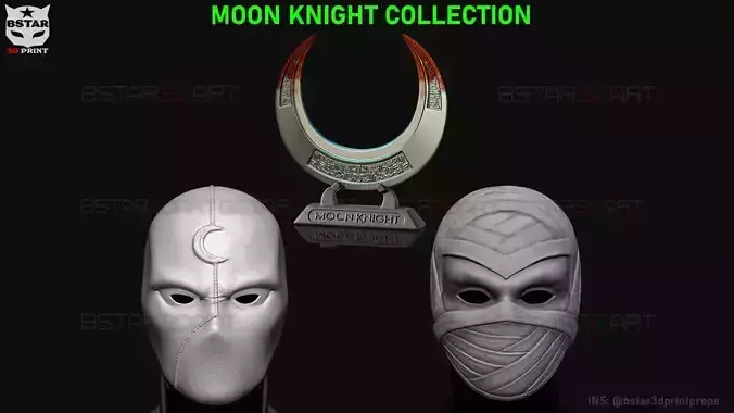 MOON KNIGHT COSPLAY 3D Model Collection