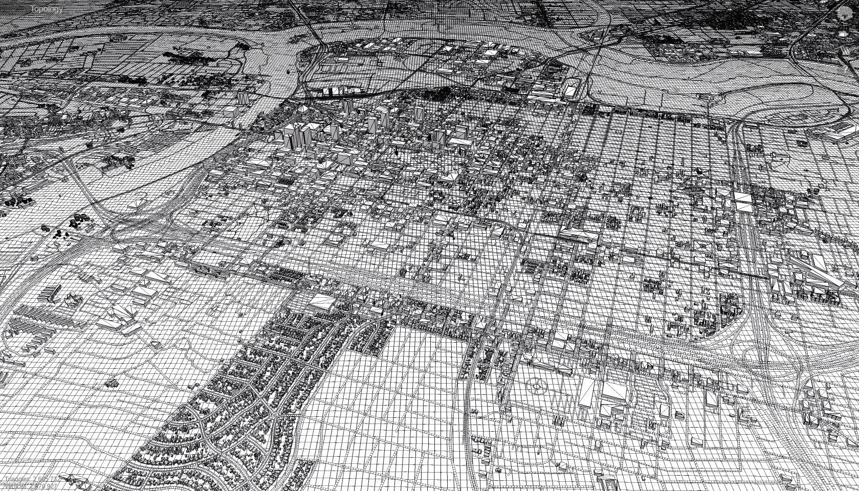 Cityscape Sacramento California USA 3D model_15