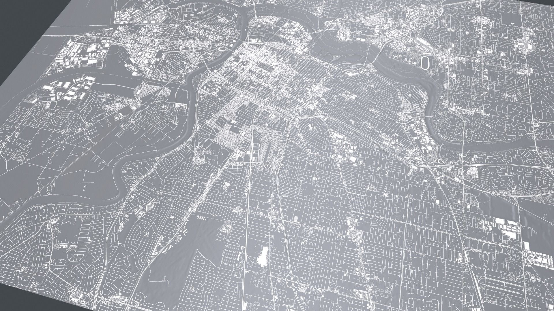 Cityscape Sacramento California USA 3D model_5