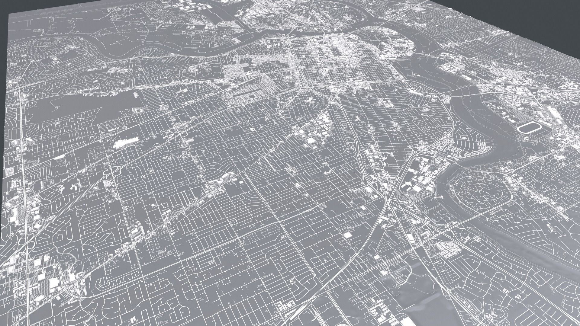 Cityscape Sacramento California USA 3D model_12