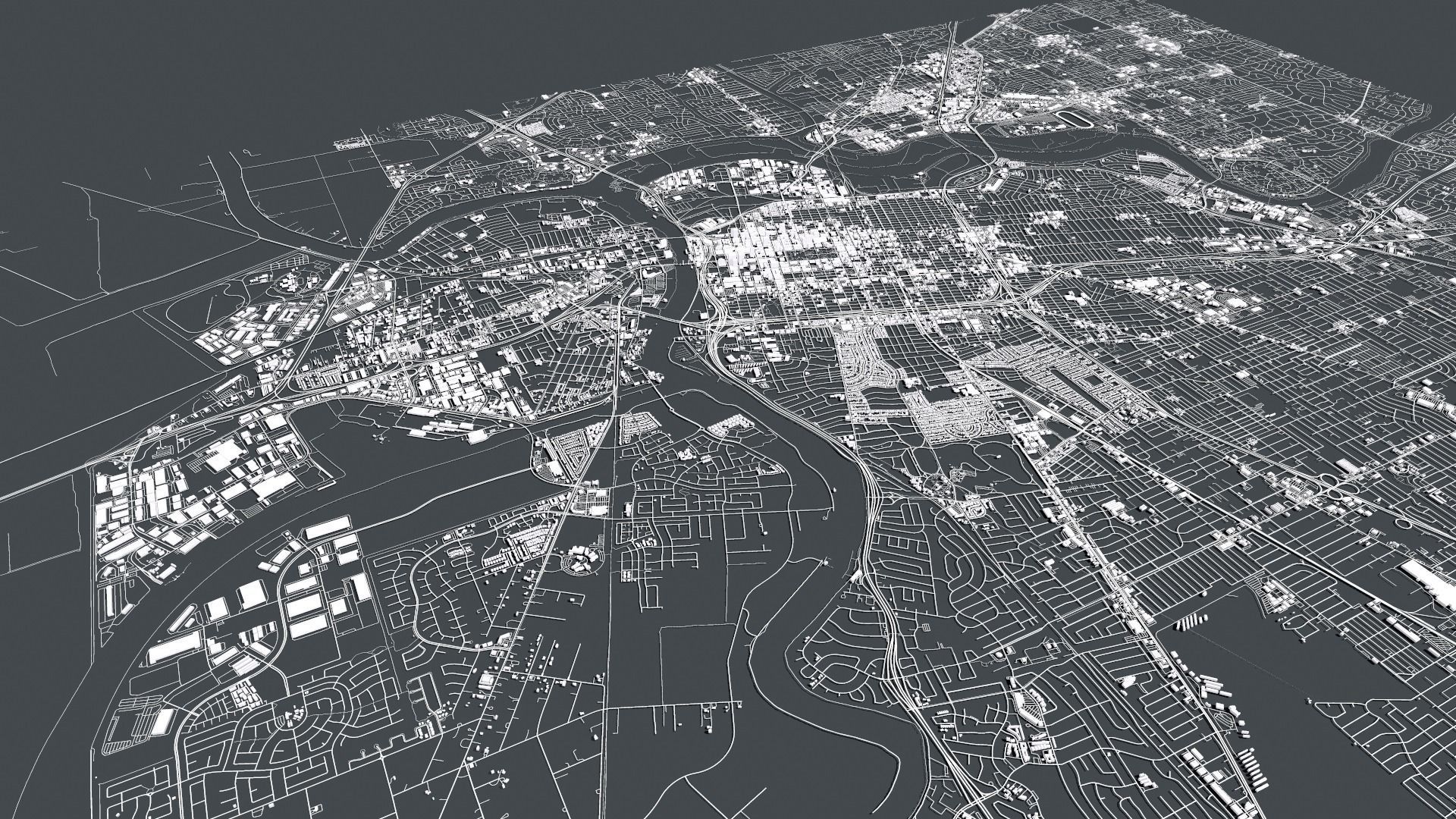 Cityscape Sacramento California USA 3D model_10