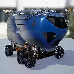 Mars Rover Vehicle Free 3D model