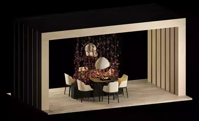 Interior set 03 3D model